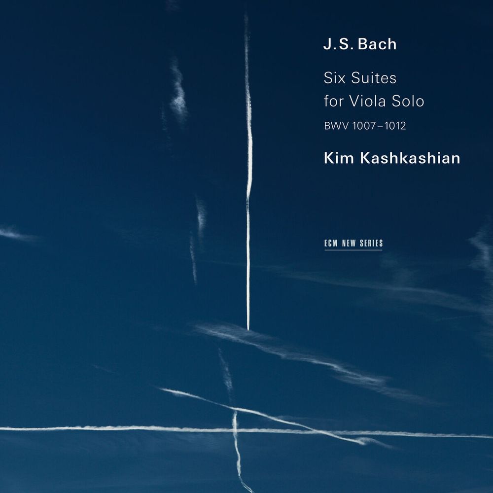 ECM recording of Kim Kashkashian playing Bach's six suites for cello transcribed for viola