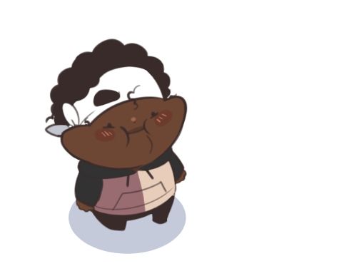 My OC cog with chubby cheeks shaped like an orange slice.