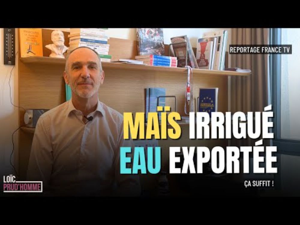 🔵 Maïs irrigué, eau massivement exportée : ça suffit !