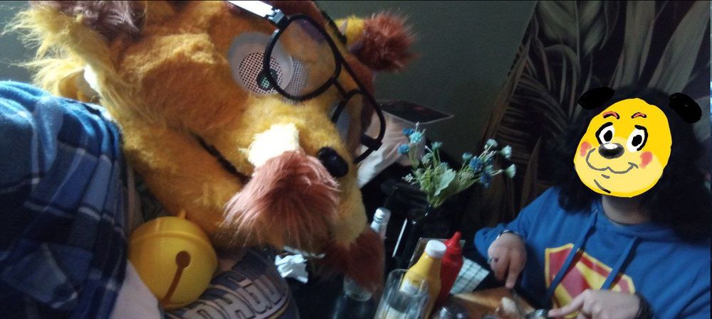 Selfie with @Rowan-the-Dog.bsky.social