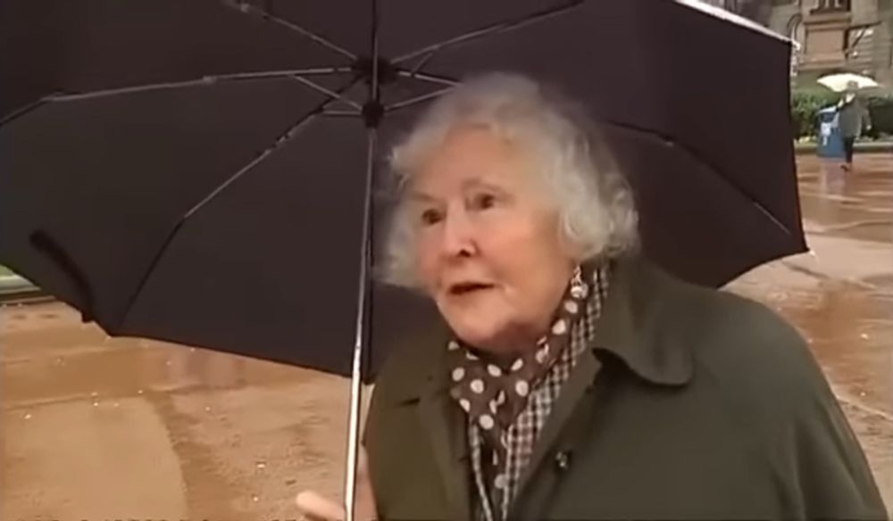 that Scottish woman on the news who hated Margaret Thatcher so much that when interviewed during Maggie’s funeral she said she’d put a stake through Thatcher’s heart and garlic round her neck to make sure she’ll never come back, then replied “too bad, too bad” when the reporter expressed outrage at her lack of decorum. too bad, too bad indeed