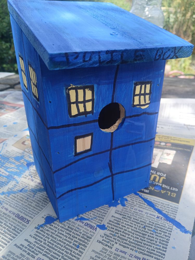 Blue bird box