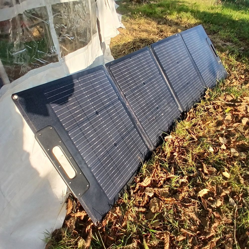 A sun soaked solarpannel