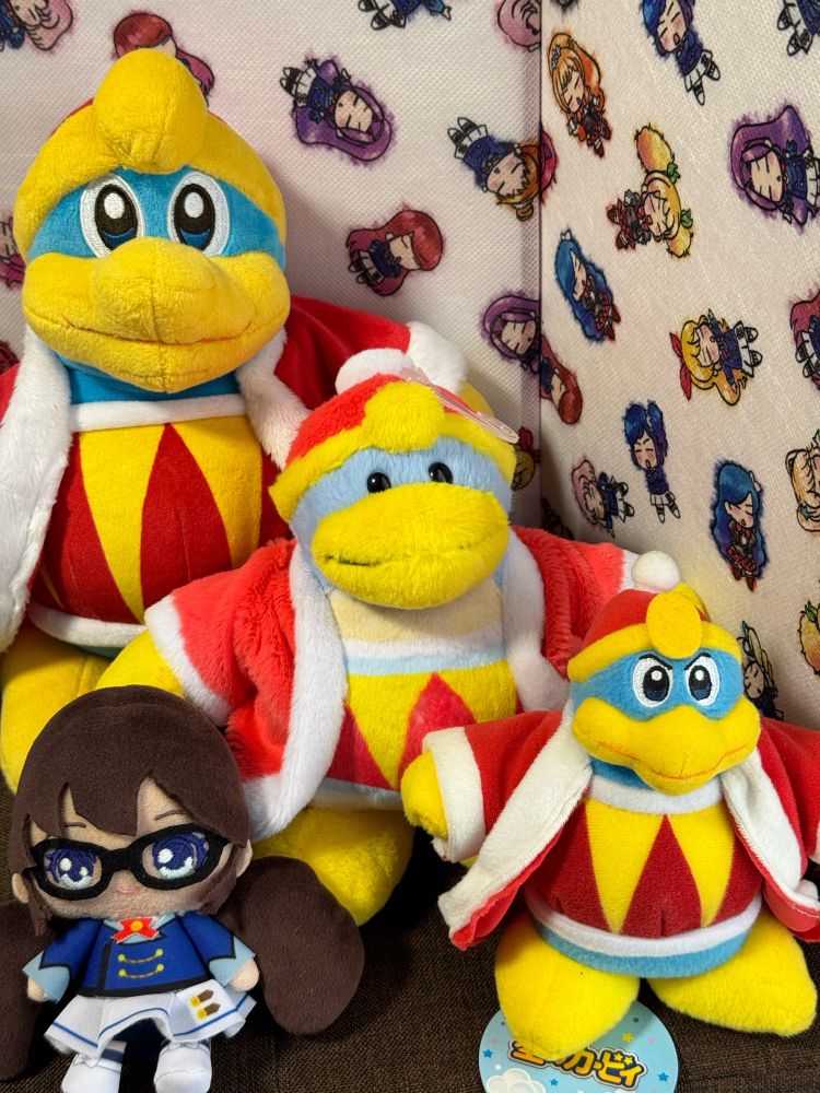 デデデ大王のぬいぐるみ3体