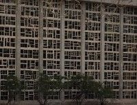 Mid Century Moden Architecture Travelstead Hall (1963) at University of New Mexico by Max Flatow, Moore, Bryan, and Fairburn.