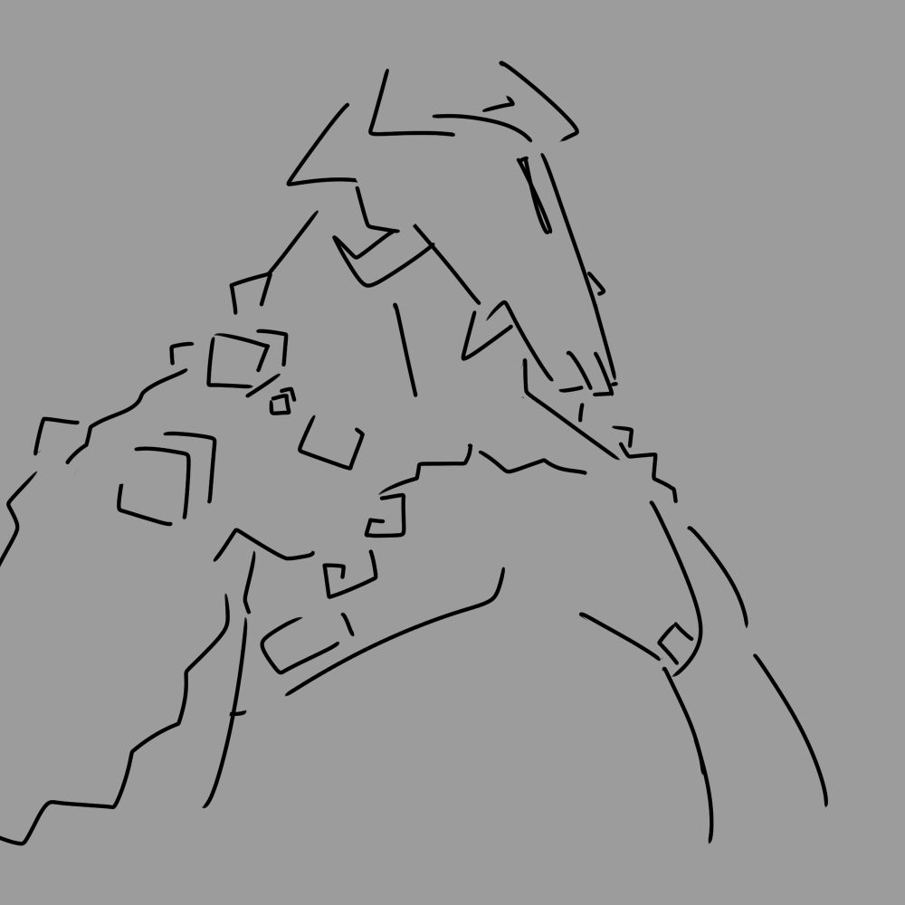 More work on this new oc, I’m trying to get the body design to a place I’d like but I kinda left this drawing off at a weird place and I don’t think I’m coming back to it