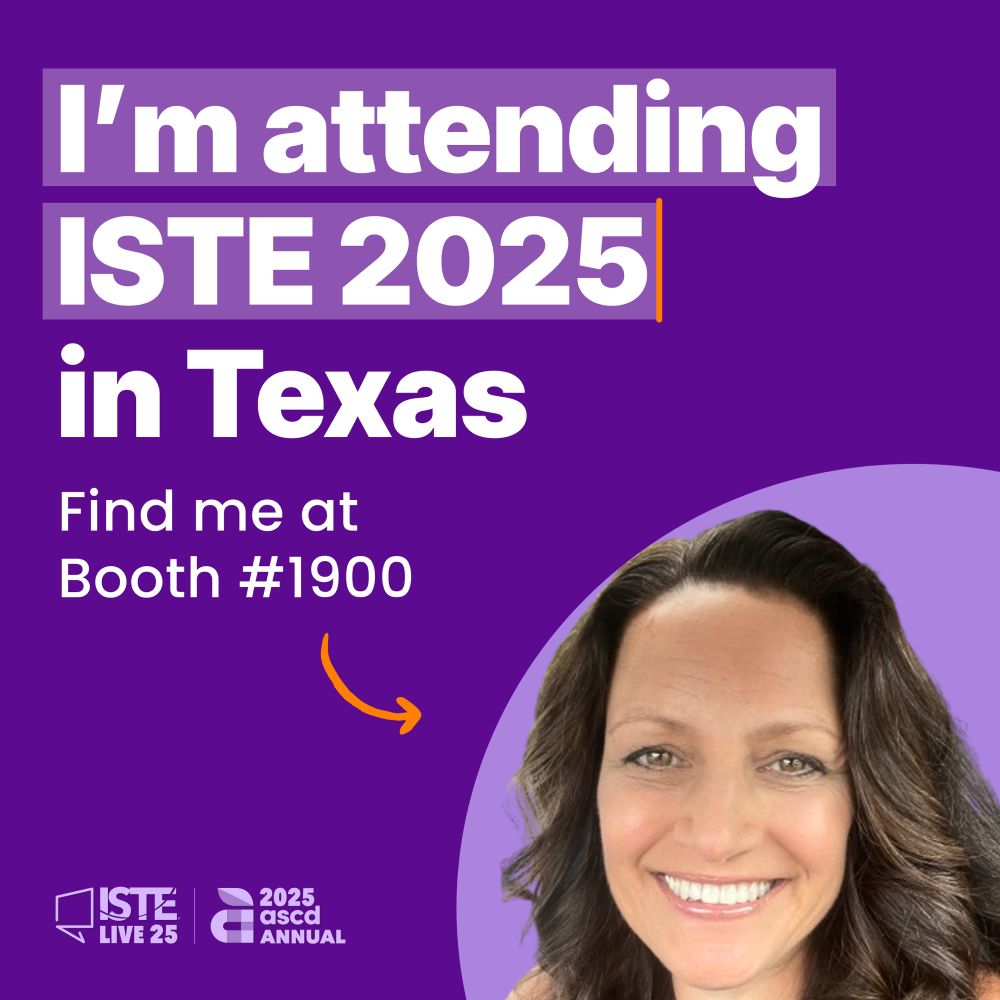 Join me at the Kami booth 1900 at ISTELive