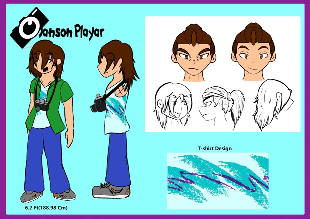 Janson Playar is my ocsona who he is a photographer with a pervy side. 