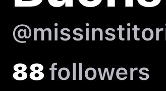 Screenshot der Anzahl der Follower. Es sind 88.