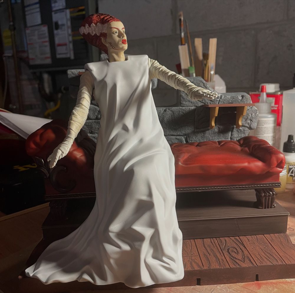 Model of the Bride of Frankenstein