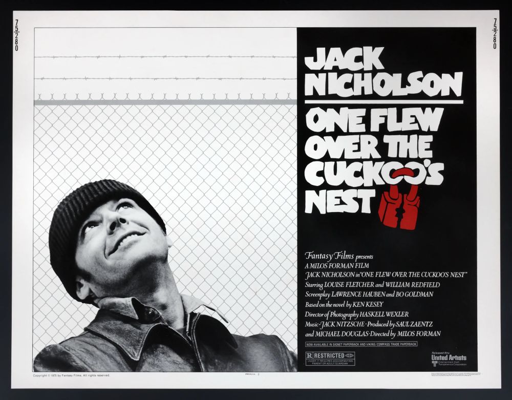 Poster for the movie ‘One Flew Over the Cuckoo’s Nest”