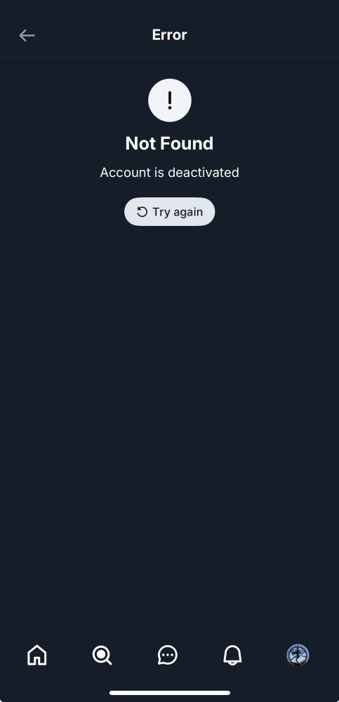 A screenshot of the search result for @primaryradical.bsky.social