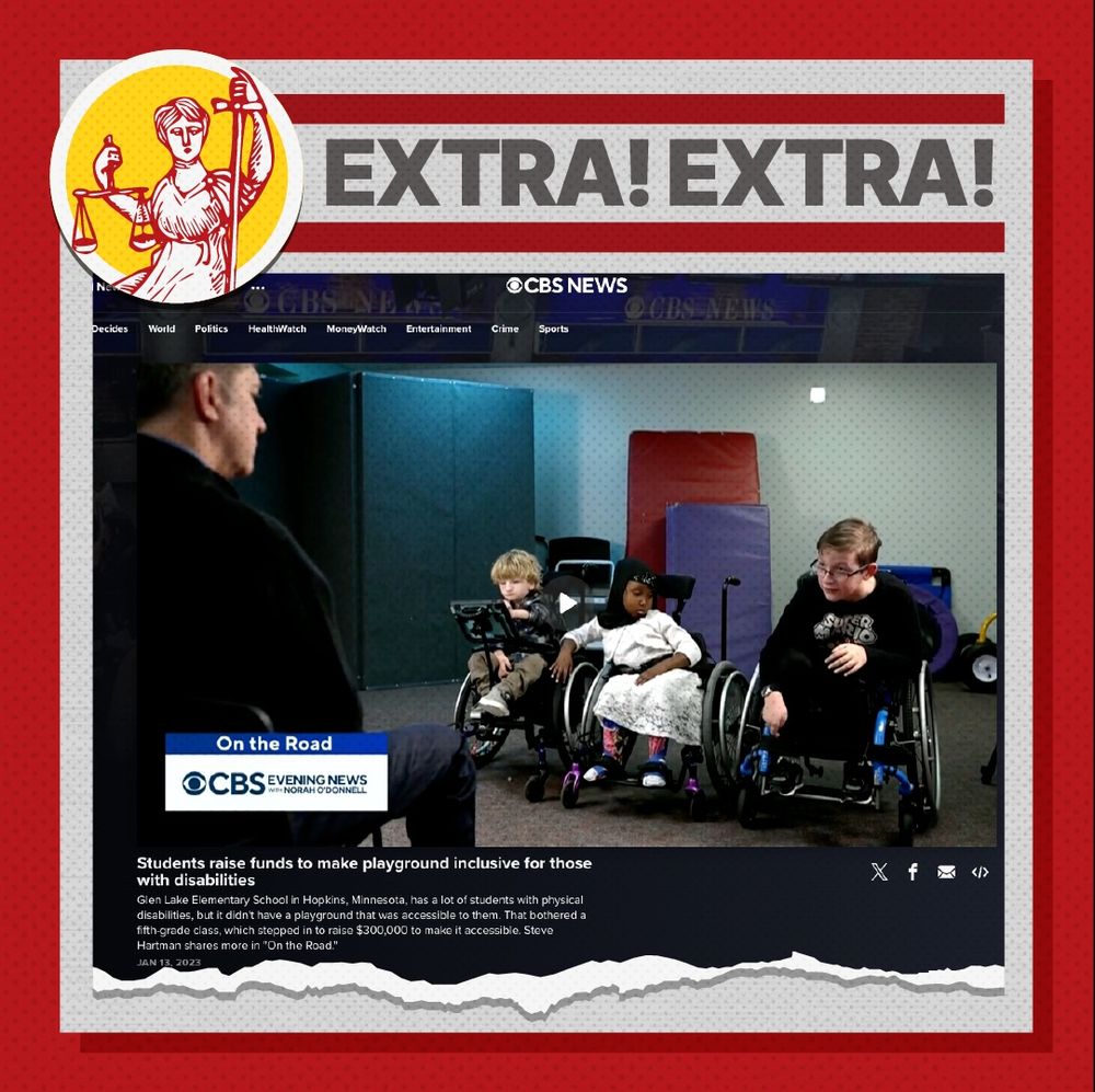 Disabled students speak with a CBS News reporter