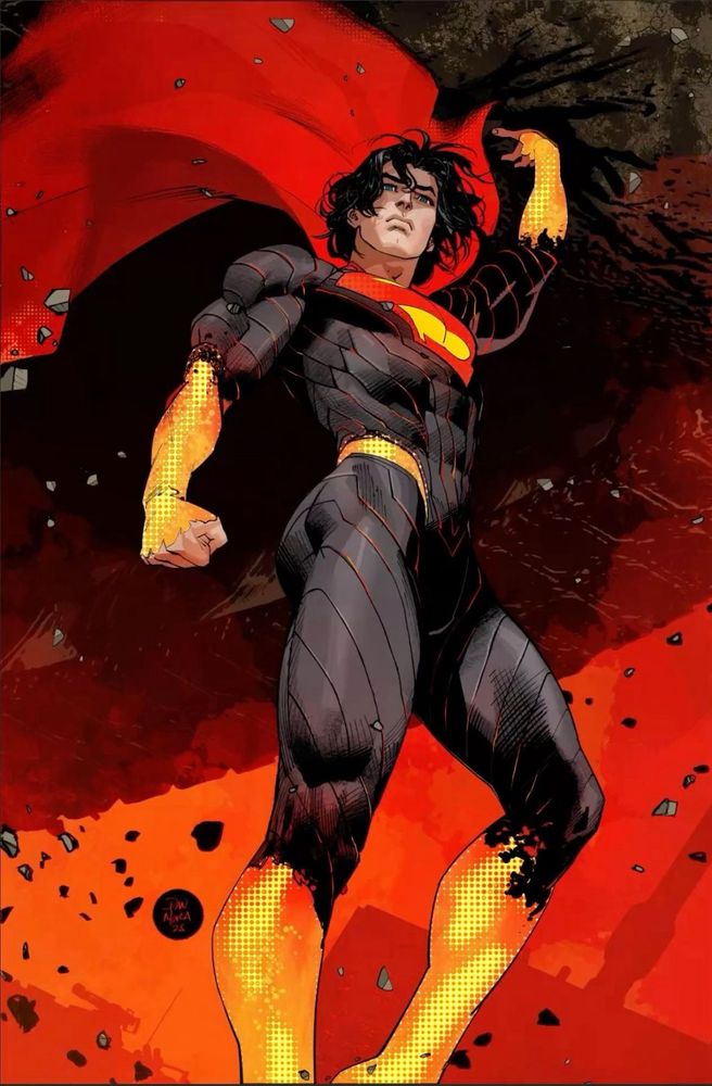 absolute superman #1 variant cover by dan mora
