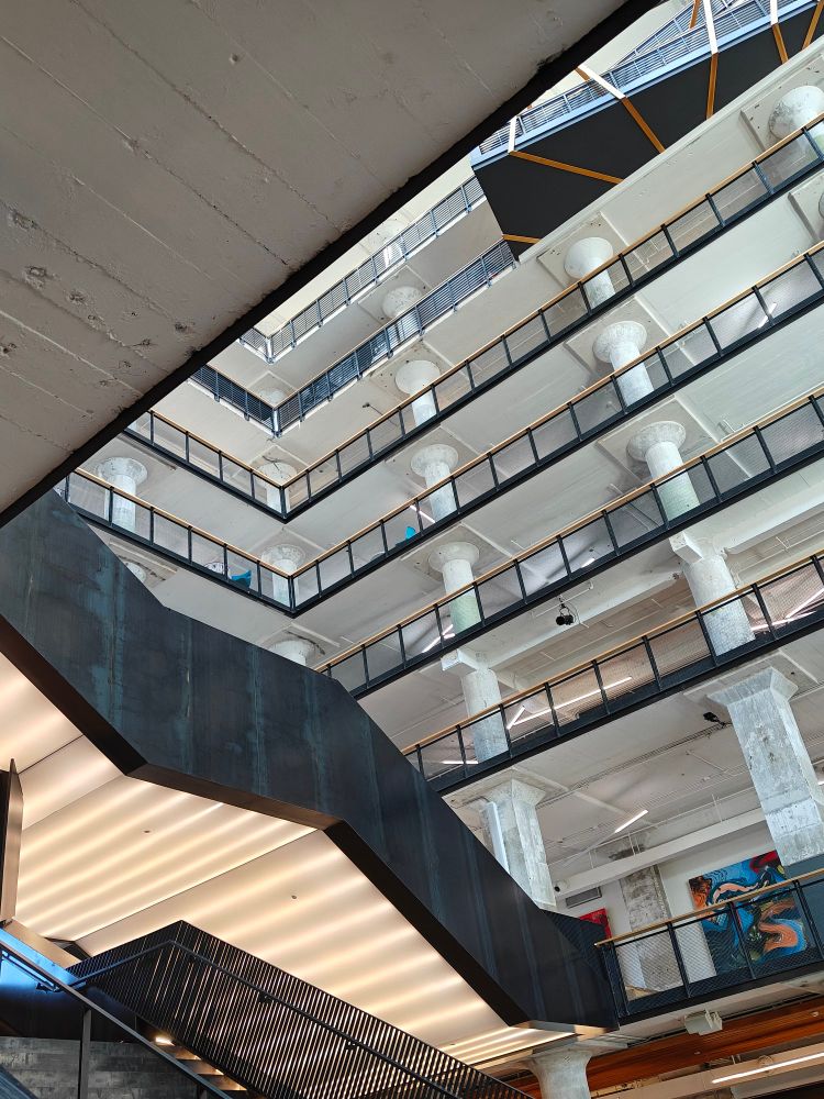 A photo of the main atrium of the Crosstown Concourse in Memphis. 