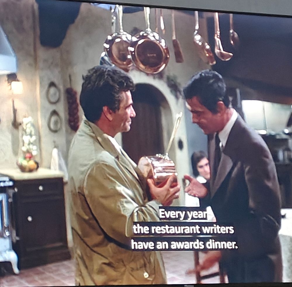 A photo of my television playing Columbo (episode 1, season 7)
