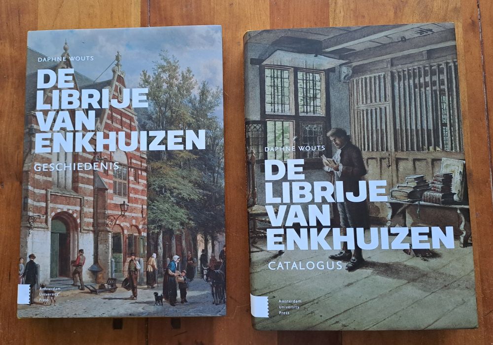 Banden van twee boeken: de geschiedenis en catalogus van de librije van Enkhuizen