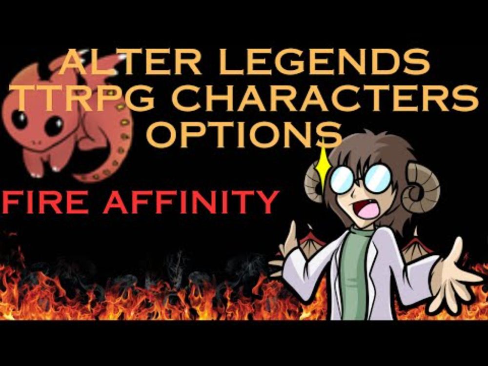 Alter Legends NEW TTRPG Character Options: The Fire Guardian