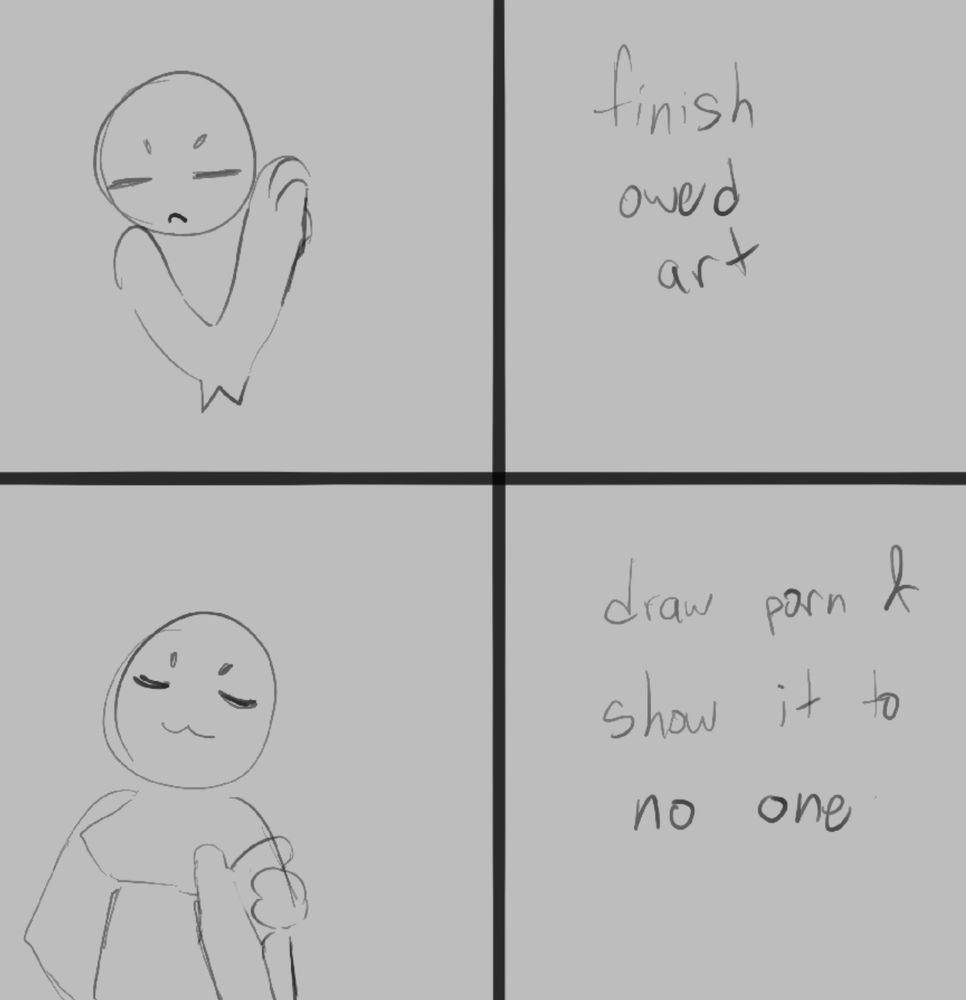 2 panel meme that I didn’t even give a fuck enough about to finish 