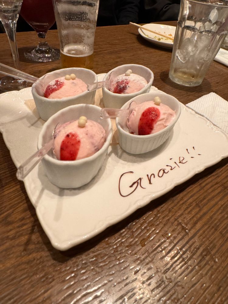 居酒屋のアイス