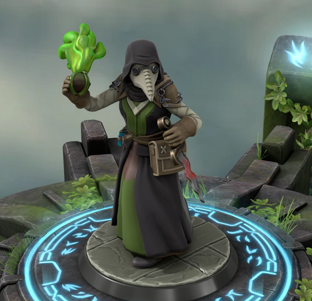 The Darkest Dungeon 2 Plague Doctor remade in heroforge