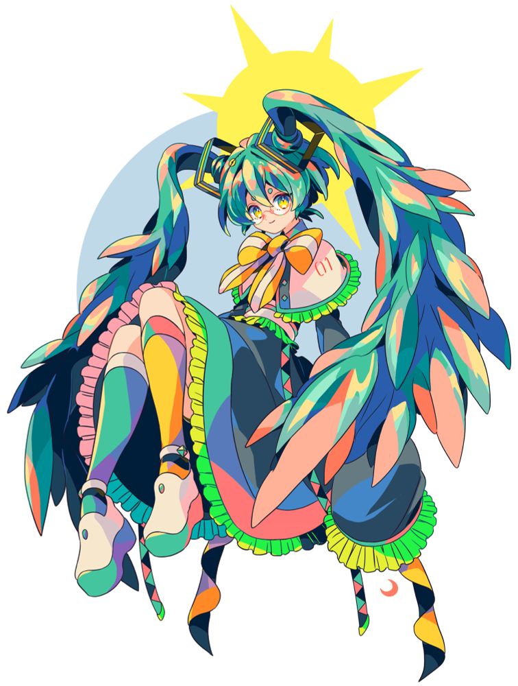 創作デザインの初音ミク