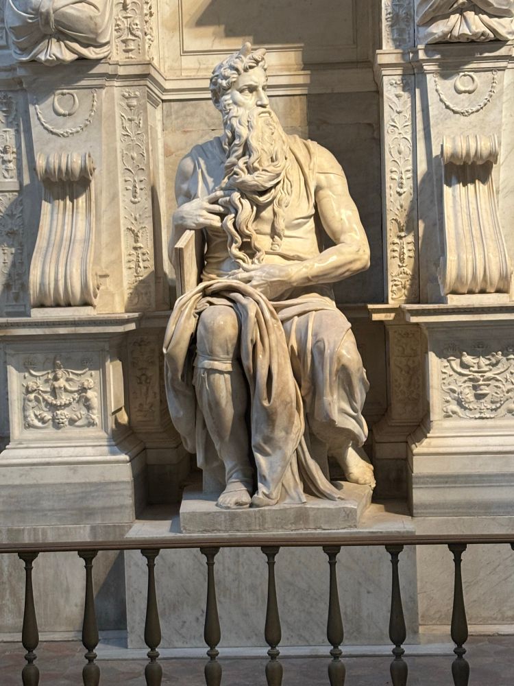 Michelangelo’s Moses in San Pietro in Rome 