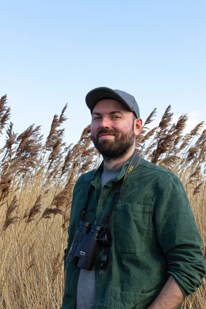 Me standing in front of some reeds looking authorial.