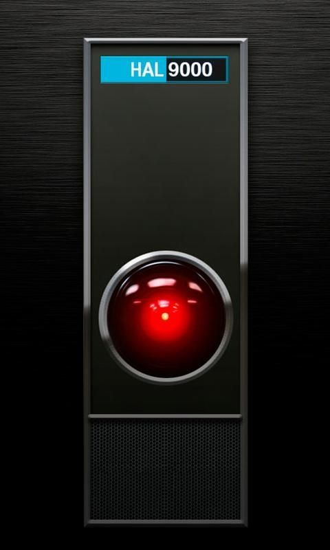 An image of 'HAL 9000' from the movie '2001: A Space Odyssey'.

(Heuristically Programmed Algorithmic Computer - a fictional sentient artificial general intelligence computer.)