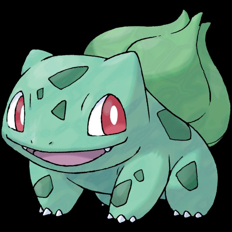 Bulbasaur, entry #1 in the first game's Pokédex and later games' National Pokédex