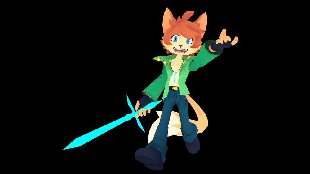 A 3D model render of Calico Wilder
