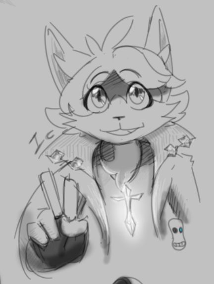 Calico Wilder, drawn by @icedcheetah