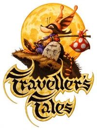 The logo for game development studio Traveller's Tales, from 1994 - 2005