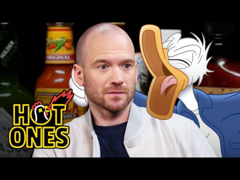 Donald Duck Tries to Keep His Cool While Eating Spicy Wings | Hot Ones