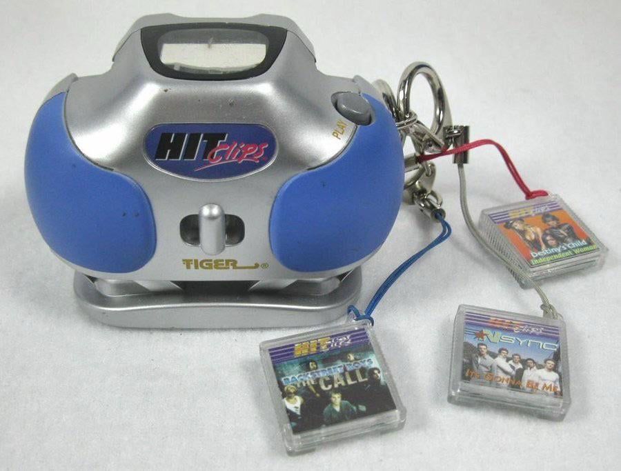 Hit Clips player with three songs