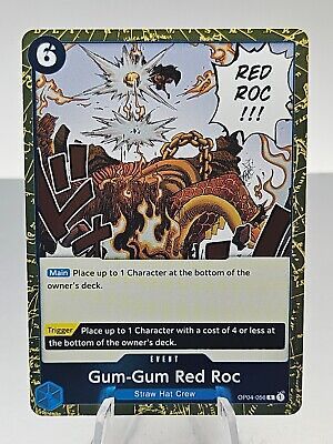 Gum gum red roc card 
