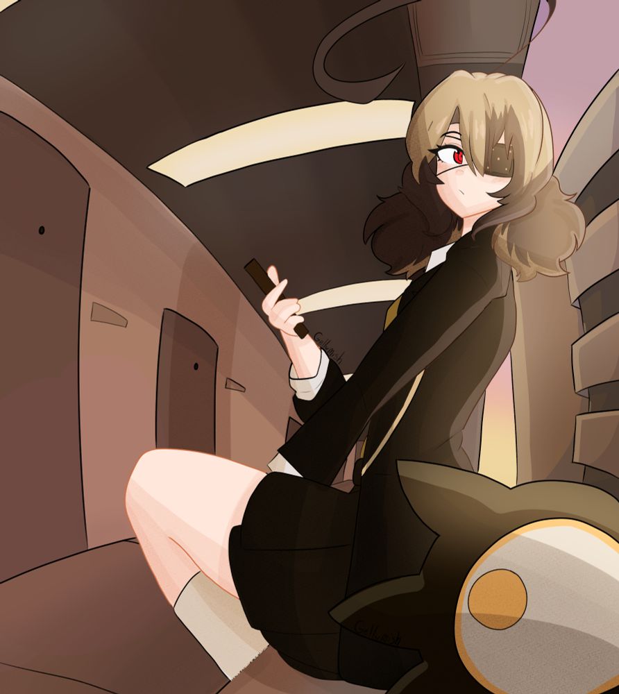 Gigi Murin (Hololive) in her "Monitoring" outfit from the music video