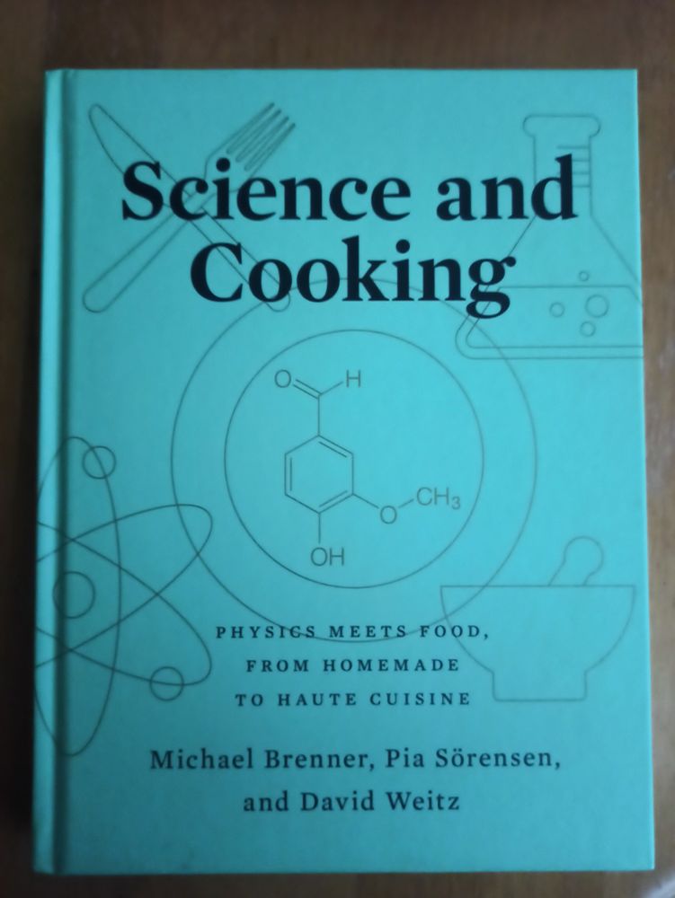 Book "science and cooking" by Brenner, Sörensen & Weitz