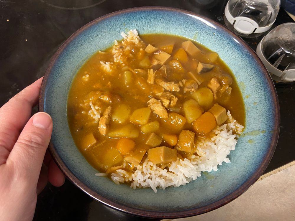 Curry on rice :)