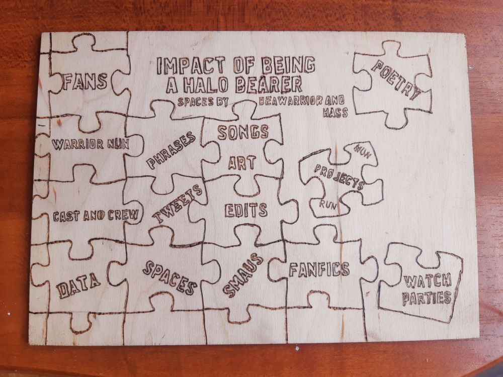 "Like pieces of a huge puzzle we came together..."
- from the song, "We Did It".
🎧http://on.soundcloud.com/eJLtz