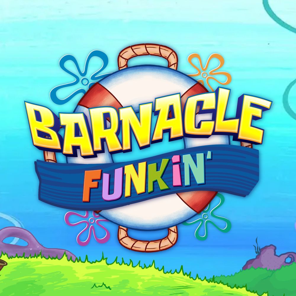 The brand new logo for Barnacle Funkin' made by Geox!

This is a Friday Night Funkin' mod based of the most popular and successful animated series of Nickelodeon's history, Spongebob Squarepants.

After Boyfriend and Girlfriend sank deep onto the ocean while they were on vacation, they stumble upon Bikini Bottom, they'll meet familiar faces as they make their way while exploring the city.
