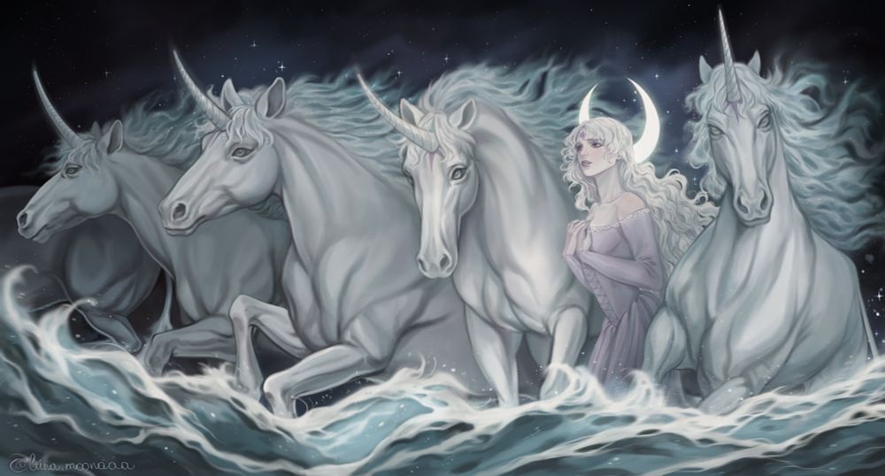Fanart on The Last Unicorn movie