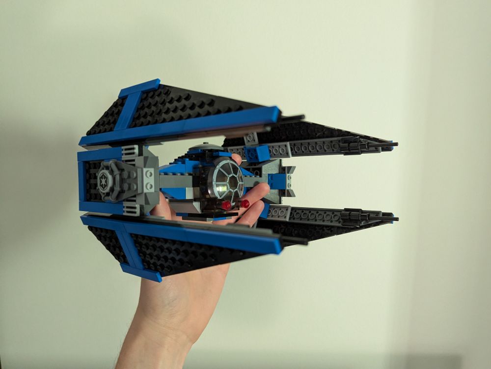 Photo of original Lego tie interceptor