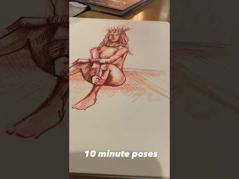LIFE DRAWING SESSION! First Time at Shot Clock Studios