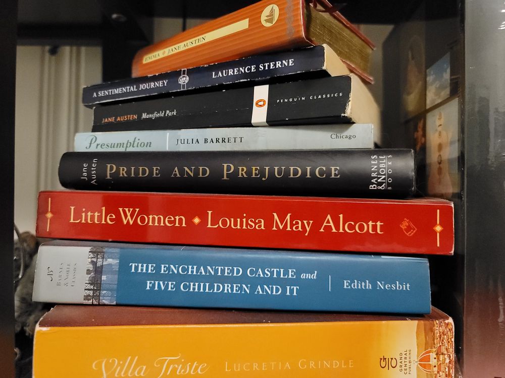 A personal library of science fiction, high fantasy, and manga