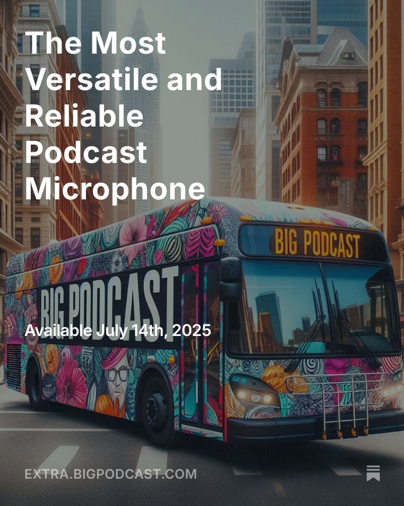 bus image with promo for extra.bigpodcast.com
