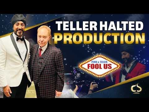 I MADE TELLER STOP PRODUCTION?!?! What REALLY happened on Fool Us! | Magic Singh
