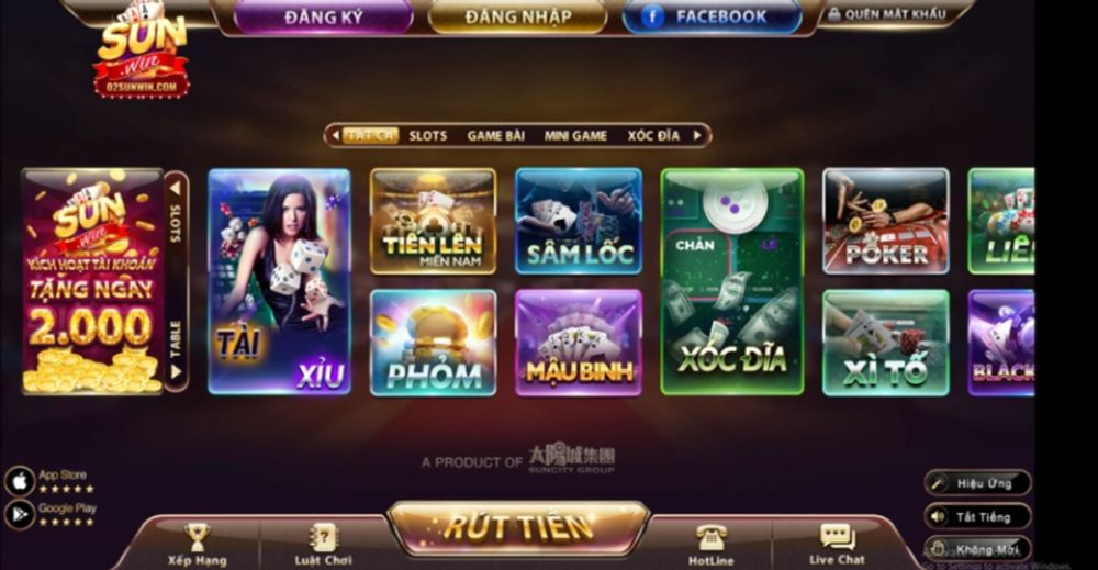 Game Bài Sunwin Đổi Thưởng Online Uy Tín & Đa Dạng