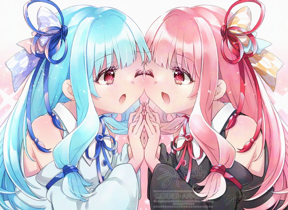 琴葉 茜・葵姉妹のイラスト