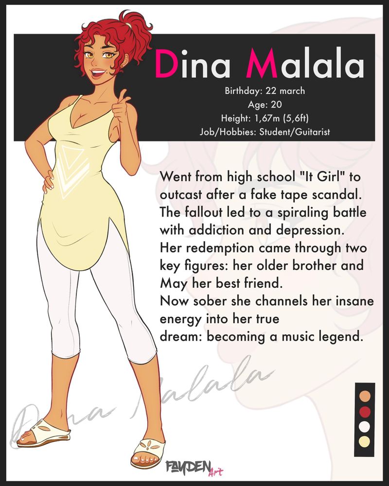 Slide 3 - Dina backstory and goal